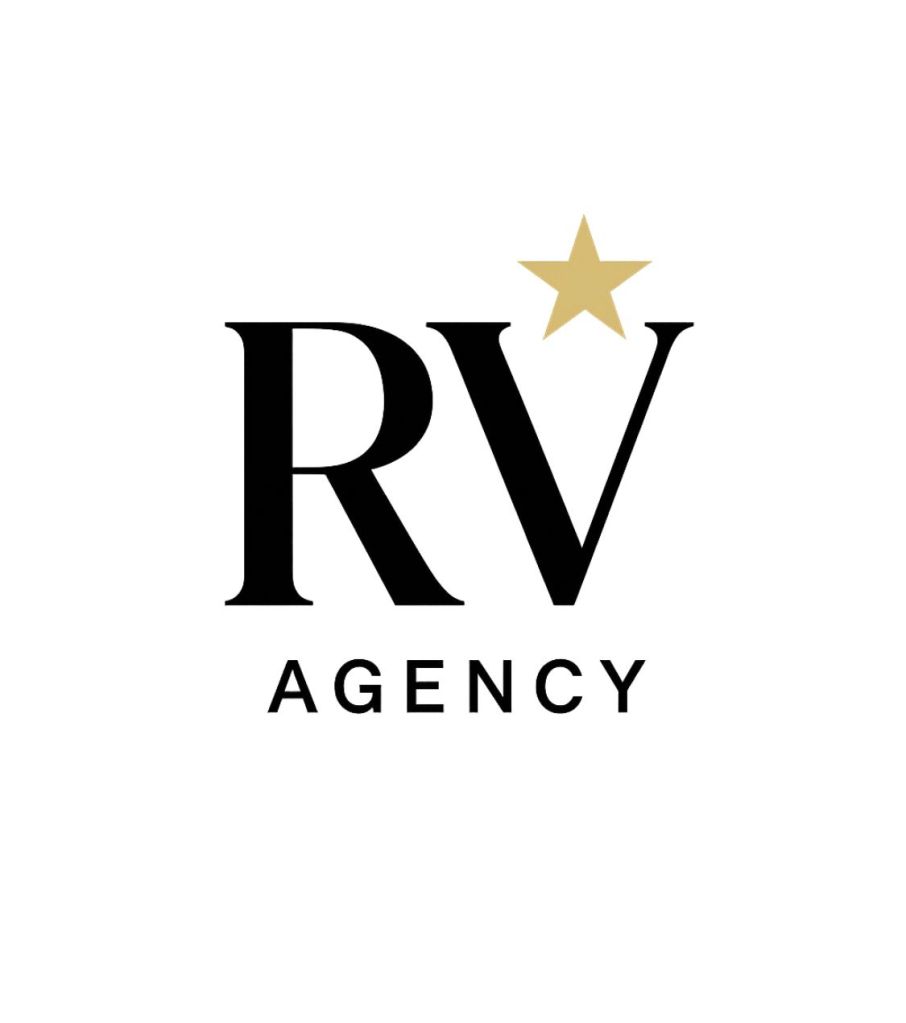 Logo de Reves Agency, agencia de talentos y producción de eventos especializada en conectar artistas, modelos, actores y creativos con empresas y proyectos del sector artístico